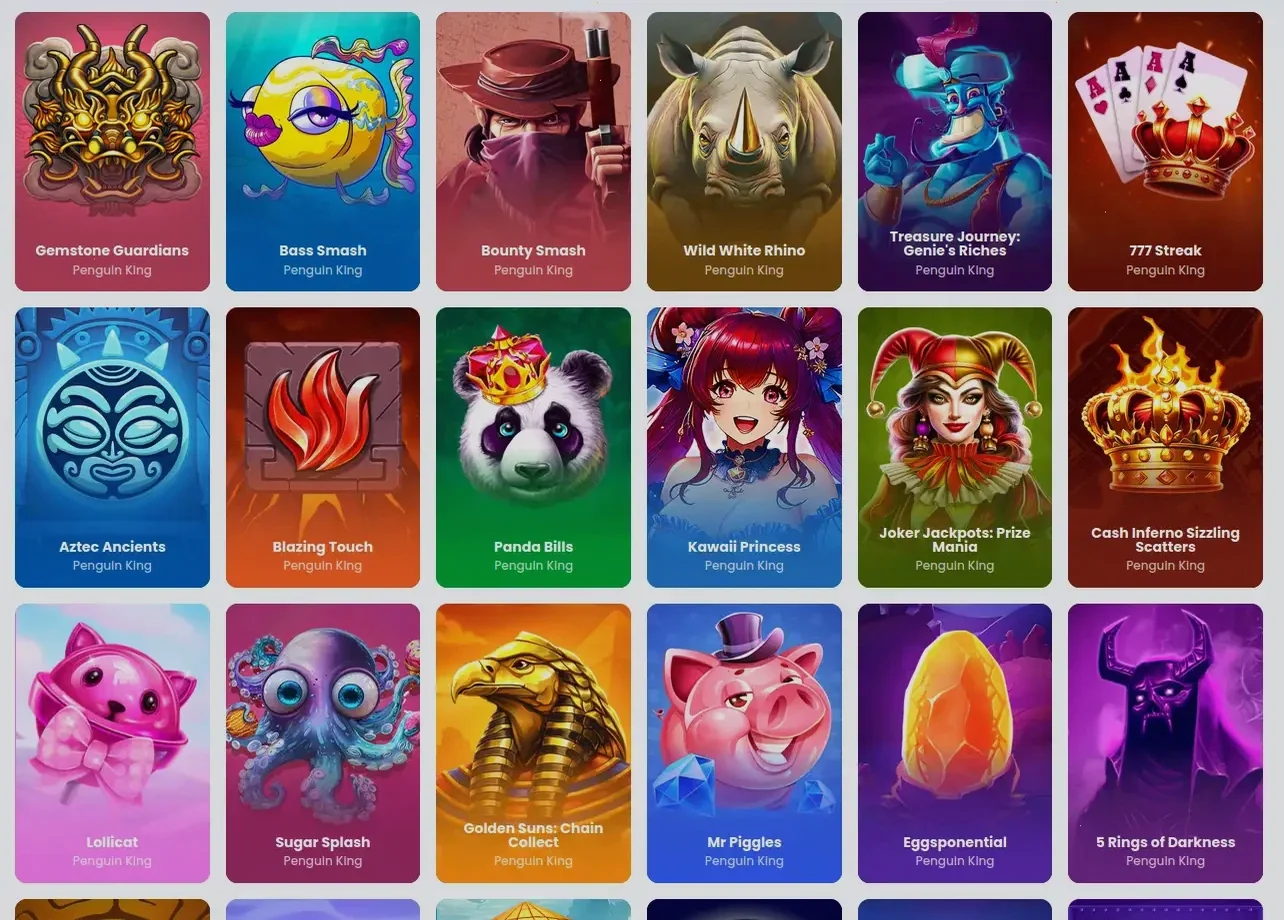 Winspirit Casino Spielauswahl